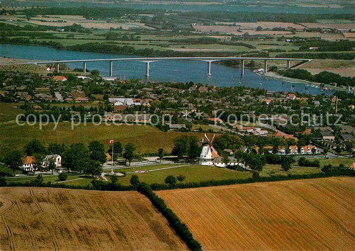 Sonderborg Fliegeraufnahme Dybbol Molle und Bruecke