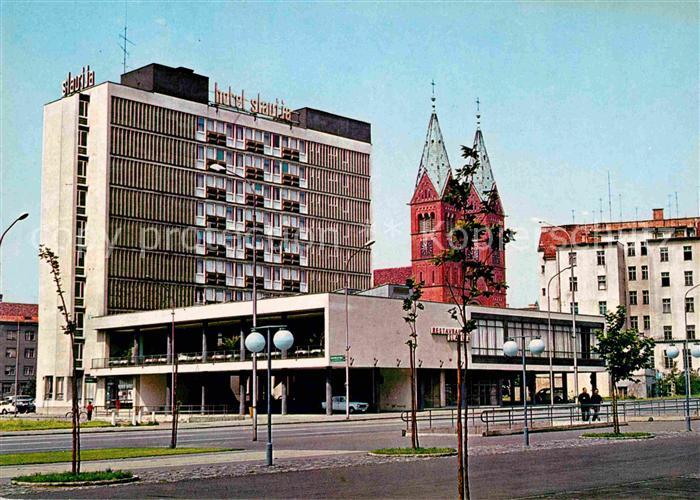 Maribor Marburg Drau Ortspartie mit Kirche