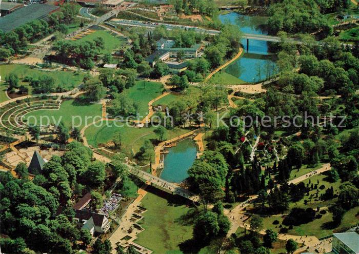 Essen Ruhr Fliegeraufnahme Grugapark
