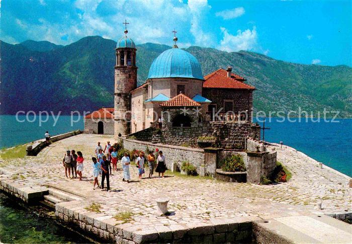 Perast Montenegro Otok Gospa od Skrpjela