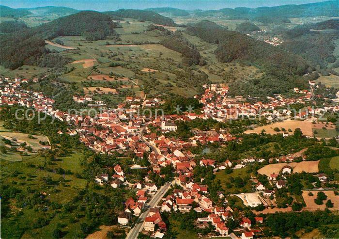 Reichenbach Lautertal Odenwald Fliegeraufnahme