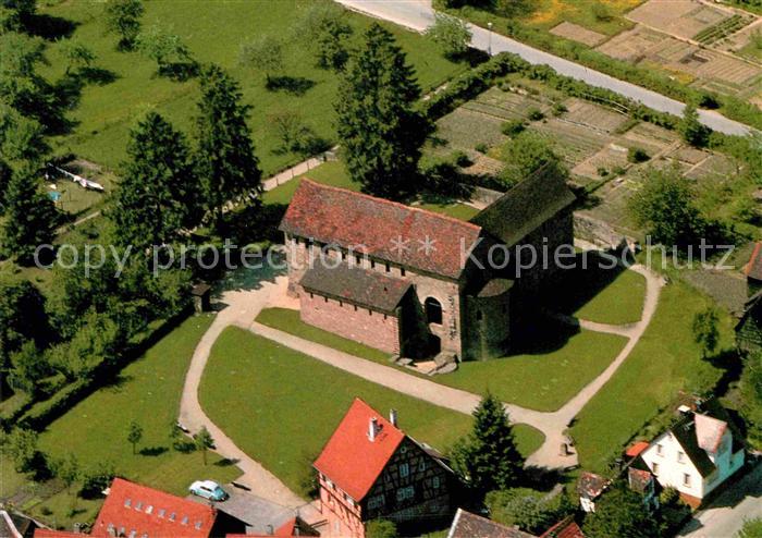 Steinbach Michelstadt Fliegeraufnahme Einhardsbasilika