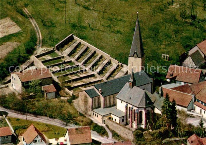 Hessenthal Spessart Fliegeraufnahme Wallfahrtskirche