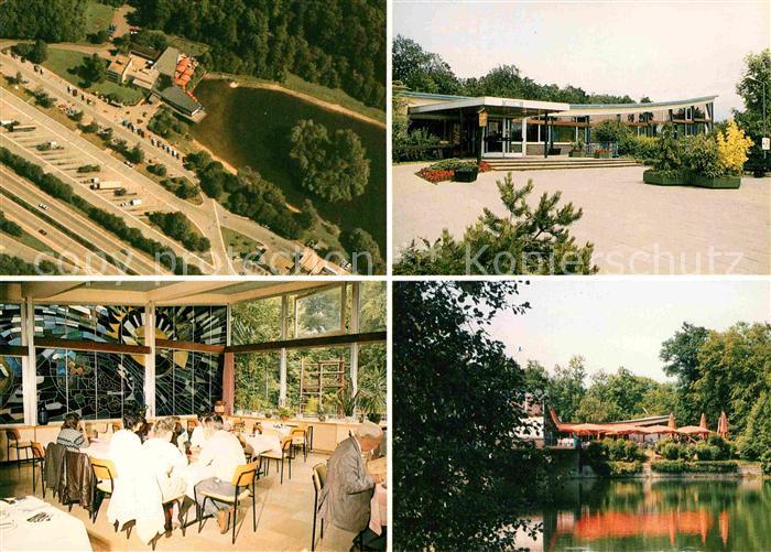 Mahlberg Baden Autobahn Raststaette am See