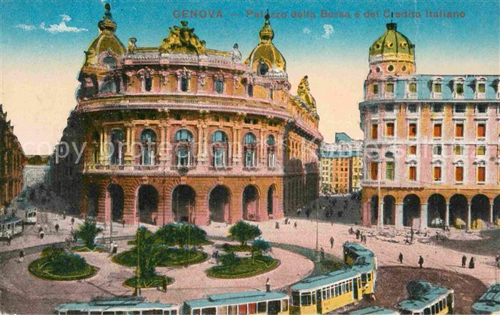 Genova Genua Liguria Palazzo della Borsa Credito Italiano