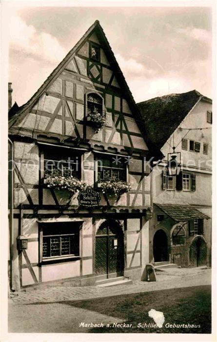 Marbach Neckar Schiller Geburtshaus  NZ3