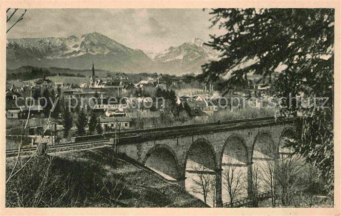 Traunstein Oberbayern Bruecke