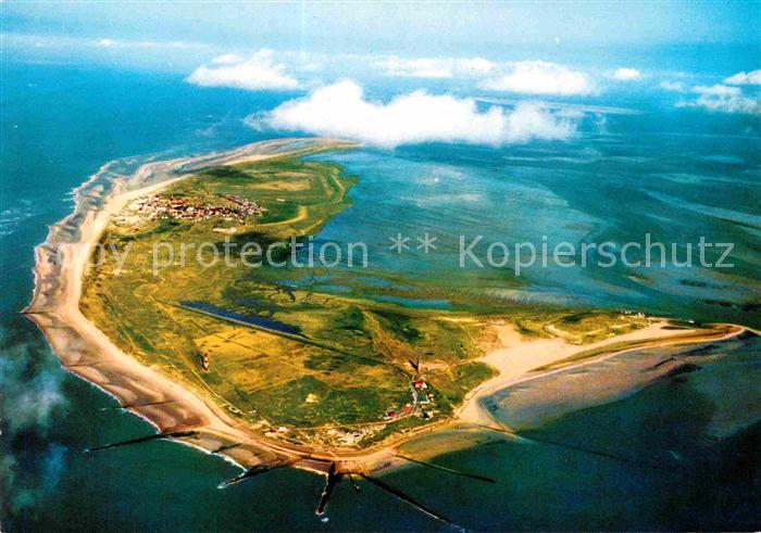 Wangerooge Nordseebad Fliegeraufnahme