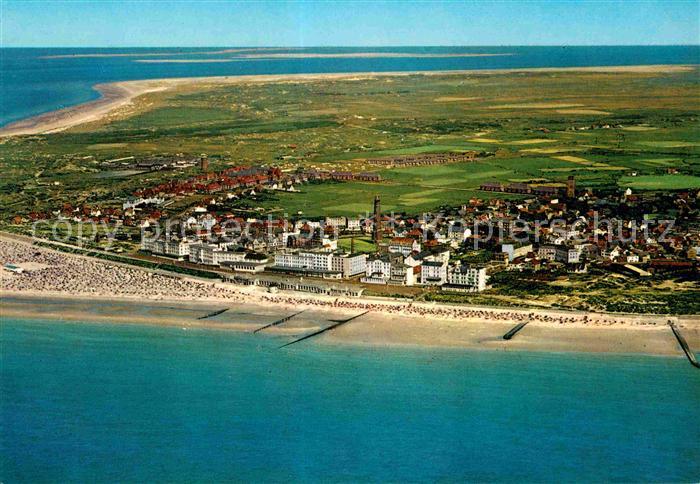 BORKUM Nordseebad Niedersachsen Fliegeraufnahme
