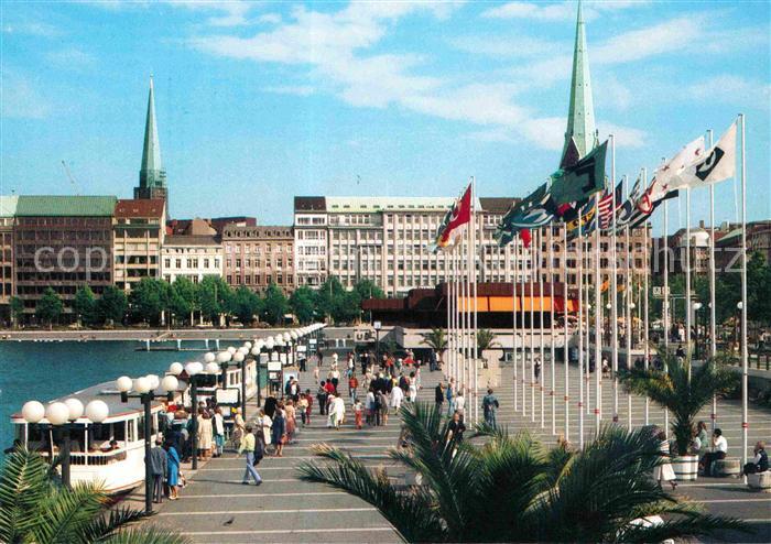 HAMBURG  CITY Alterschiffsanleger Jungfernstieg