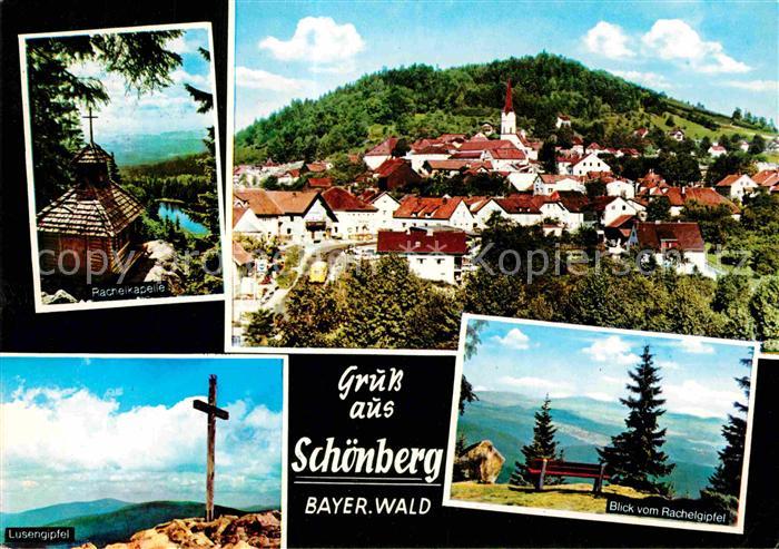 Schoenberg Bayerischer Wald Rachelkapelle Lusengipfel
