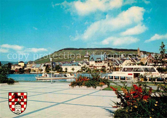 Traben-Trarbach Schiffsanlegestelle Moselpromenade