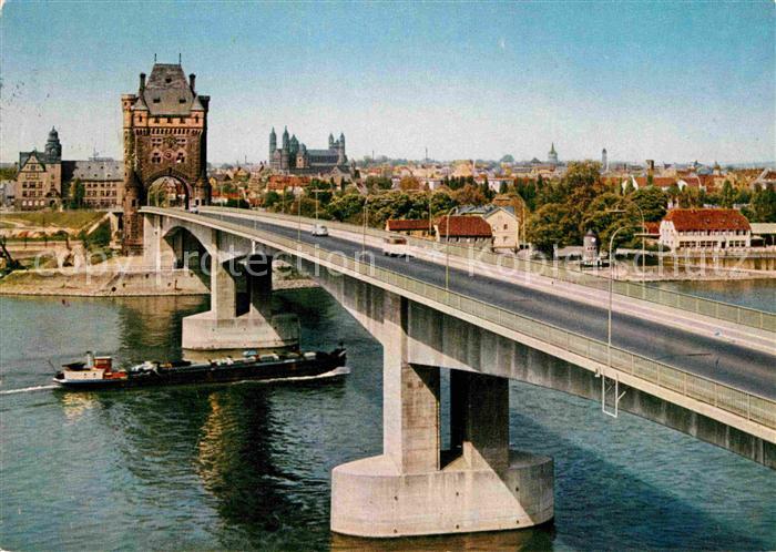 Worms Rhein Nibelungenbruecke