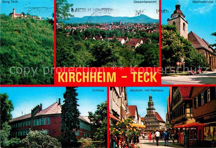 Teck Martinskirche Marktstrasse Rathaus Schloss