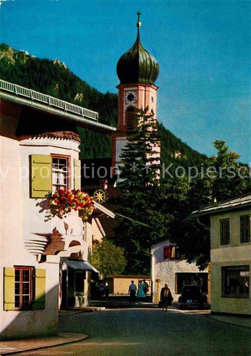 OBERAMMERGAU Bayern Sternwirteck Pfarrkirche