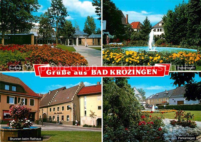 Bad Krozingen Rathaus Kurhaus Parkanlagen