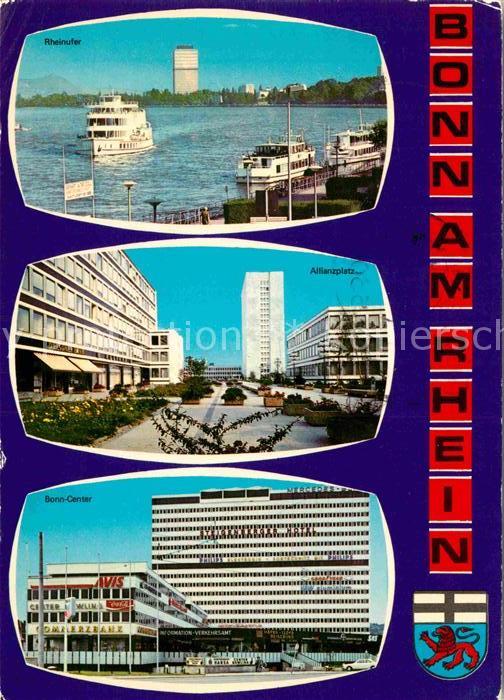 Bonn Rhein Bonn-Center Allianzpltaz Rheinufer