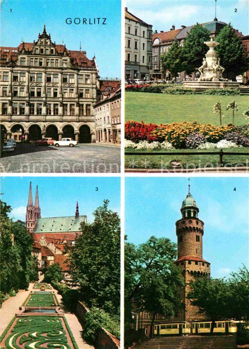 Goerlitz Sachsen Rathaus Platz der Befreiung Ochsenbastei Reichenbacher Turm