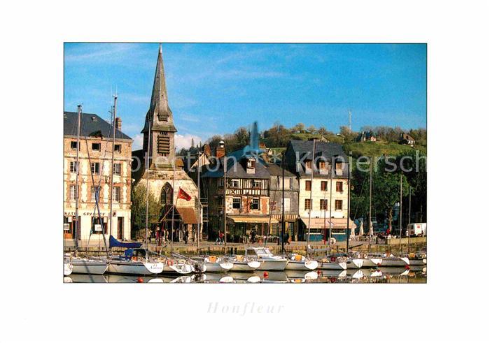 Honfleur Le Quai et Eglise St-Etienne
