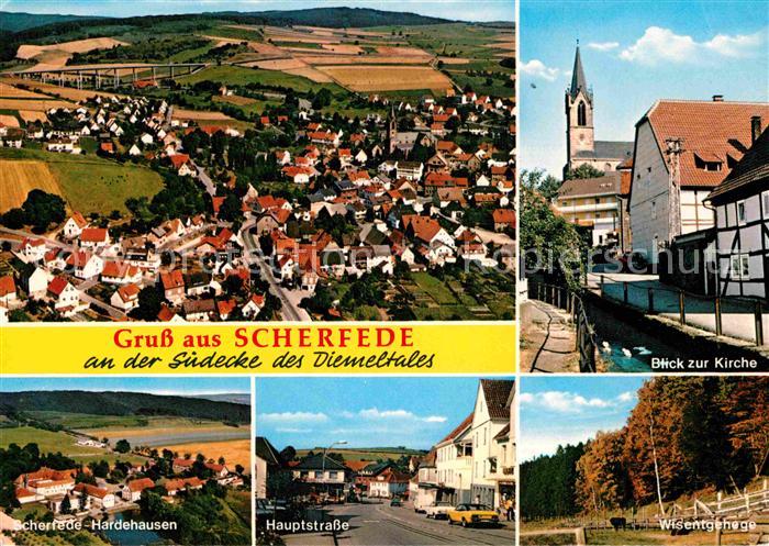 Scherfede Kirche Wisentgehege Hauptstrasse Hardehausen