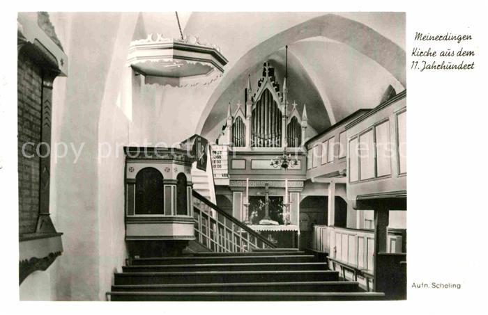 Kirchenorgel Meinerdingen Kirche
