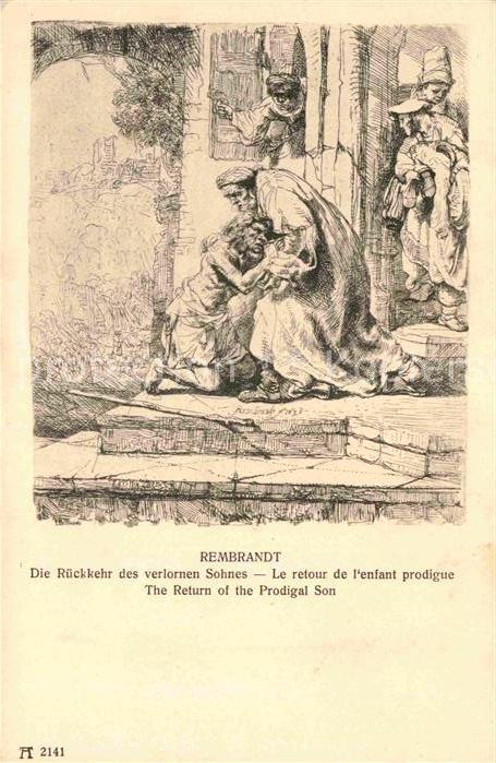 Rembrandt Die Rueckkehr des verlorenen Sohnes