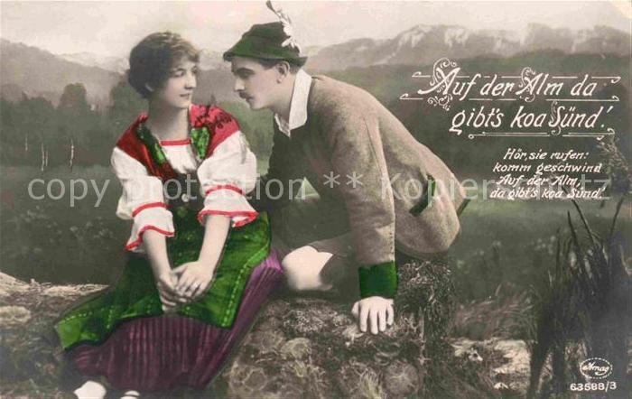 Foto Amag Nr. 63588/3 Auf der Alm da gibt's koa Sünd