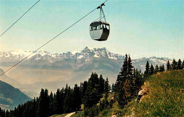 Seilbahn Teleferique Leysin-Berneuse Dents du Midi Mont-Blanc