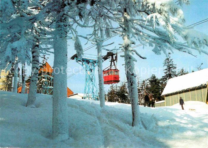 Seilbahn Erzgebirge Winter