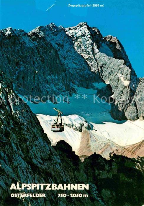 Seilbahn Alpspitzbahnen Osterfelder Garmisch-Partenkirchen Hoellental