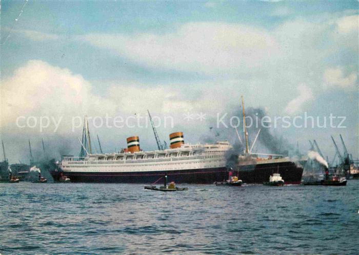 Dampfer Oceanliner Rotterdam Hafen