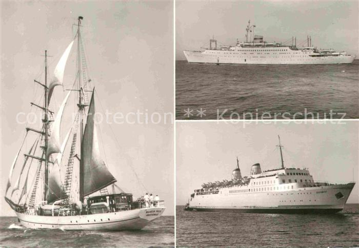 Schiffe Ships Navires Segelschulschiff Wilhelm Pieck MS Völke