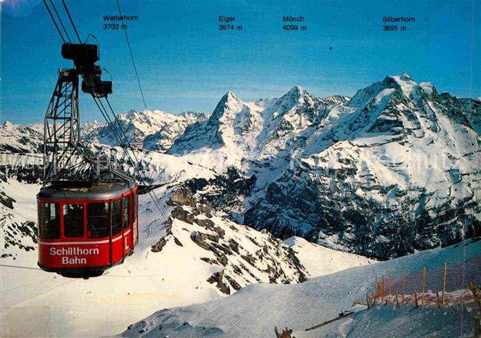 Seilbahn Schilthorn Berner Oberland