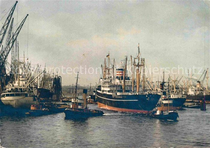 Schiffe Ships Navires Hamburg Kaiser-Wilhelm-Hafen