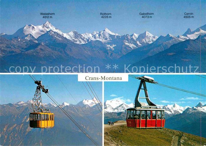 Seilbahn Glacier de la Plaine Morte Cry-d Err-Bellalui Crans-Montana