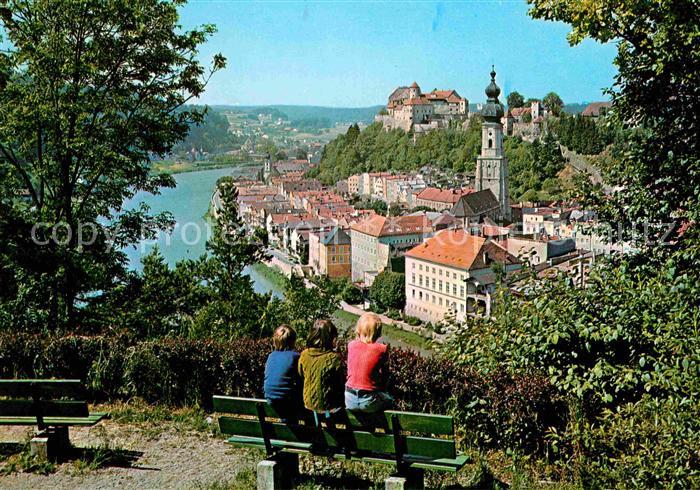 Burghausen Salzach Blick von Ach