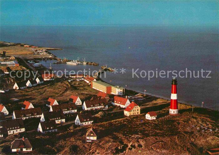 Hoernum Sylt Fliegeraufnahme mit Leuchtturm