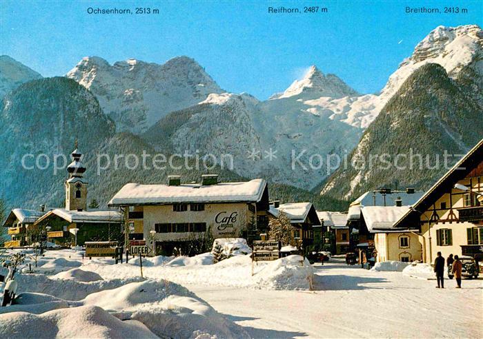 Lofer Ortspartie mit Loferer Steinbergen