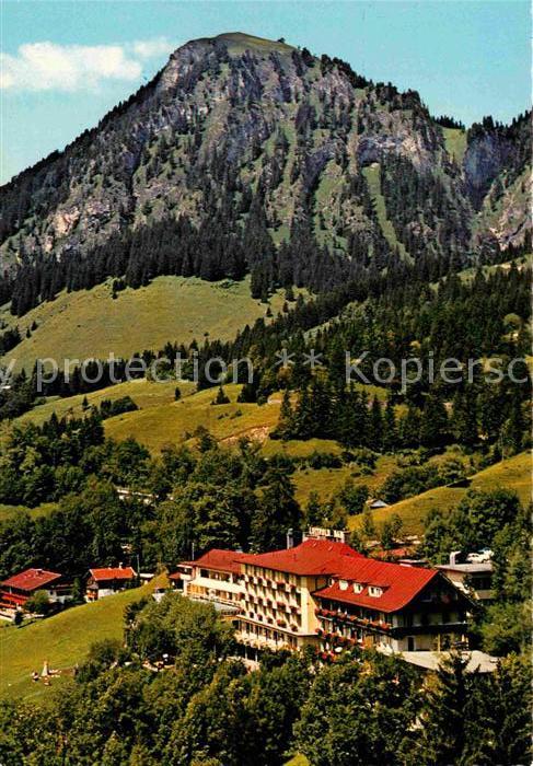 Hindelang Bad Fliegeraufnahme Kurhotel Luitpoldbad