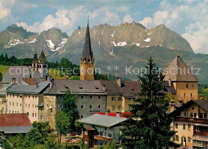 Kitzbuehel Tirol mit Wildem Kaiser