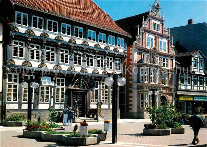 Hameln Weser Rattenfaengersage Stiftsherrenhaus Leisthaus Museum