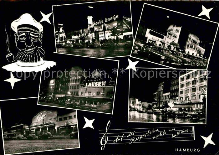 HAMBURG  CITY Reeperbahn bei Nacht