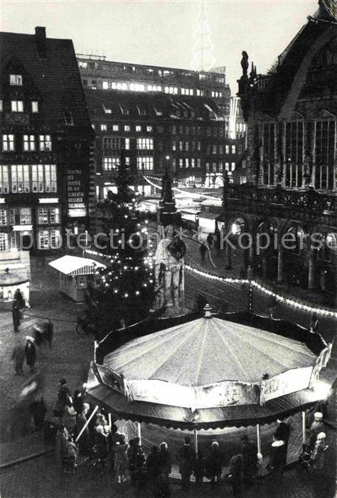BREMEN  CITY Weihnachtsmarkt am Rathaus