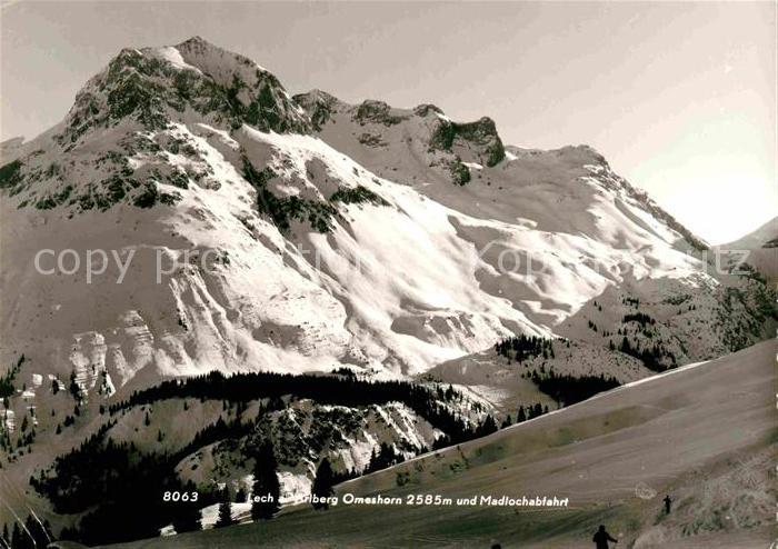 Lech Vorarlberg Omeshorn und Madlochabfahrt
