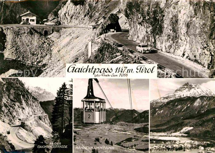Gaichtpass Reutte Tirol Hahnenkammbahn Weissenbach