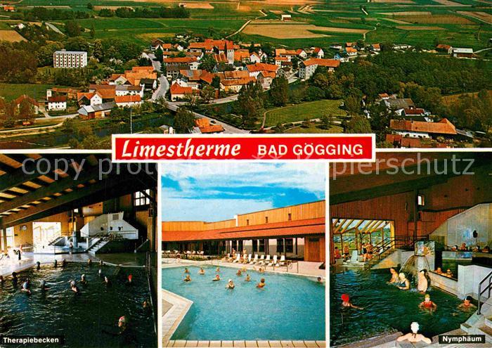 Bad Goegging Fliegeraufnahme Limestherme Nymphaeum Therapiebecken