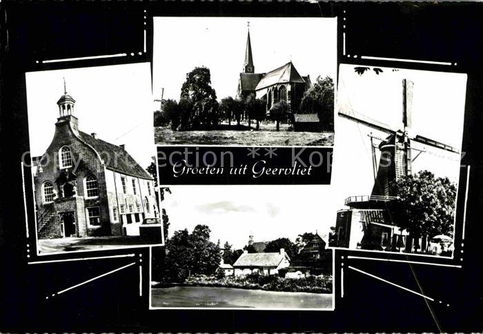 Geervliet Windmuehle Kirche