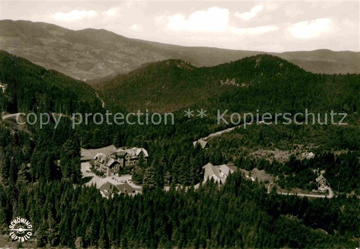 Sand Buehl Fliegeraufnahme mit Hotel Kurhaus Sand