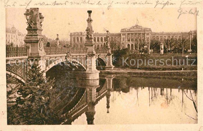 Strassburg Elsass Universitaet Bruecke