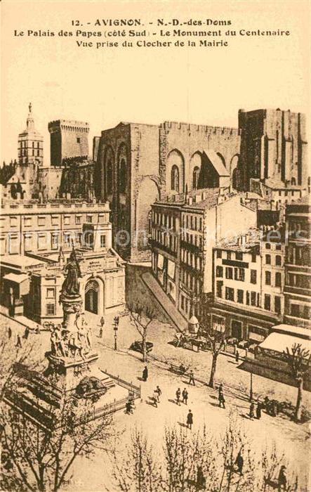 Avignon Vaucluse Notre Dame des Doms Palais des Papes Mo